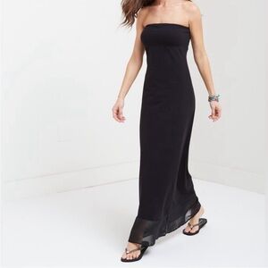 Tommy Bahama Blue Strapless Dress Sz M